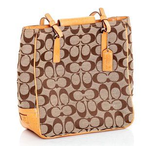 COACH Signature Canvas Medium Bag